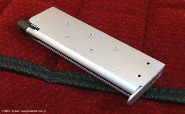 WA 1911シリーズ用 21rdスペアマガジン シルバー:GM5