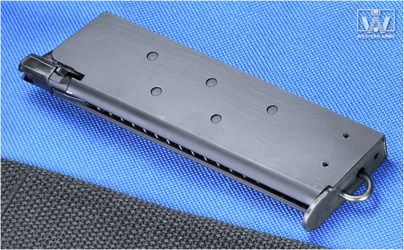 WA 1911シリーズ用 21rdスペアマガジン ブラック ランヤード付:GM10