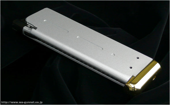 WA 1911シリーズ用 BC 21rdスペアマガジン シルバー：GM9