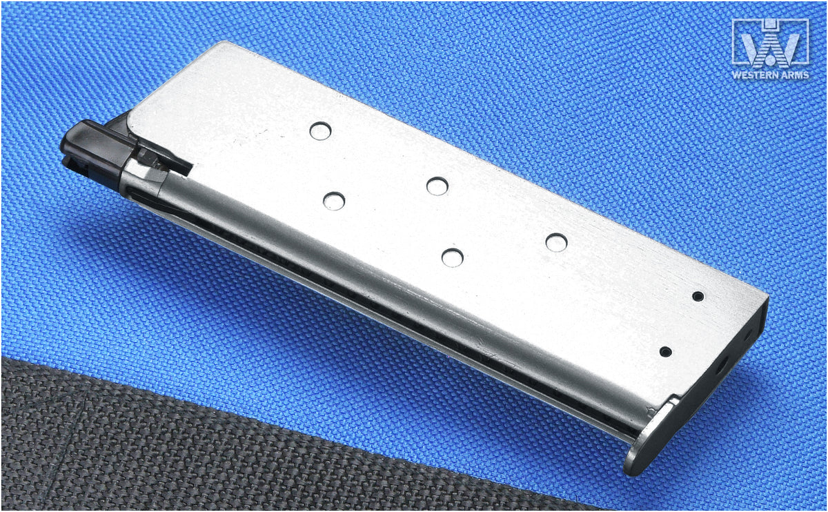 WA 1911シリーズ用 21rdスペアマガジン シルバー：GM5